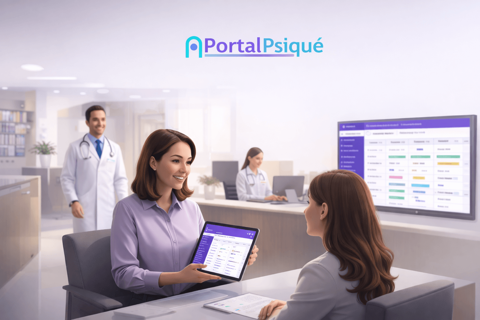 Fluxo integrado de atendimento na PortalPsiquê